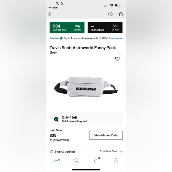 Travis Scott Astroworld Fanny pack - Picture 5 of 6